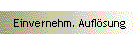 Einvernehm. Auflsung